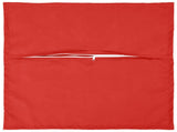 Cushion Cover 6 pcs HOUTEN Red 80 x 80 cm Polyester 921736