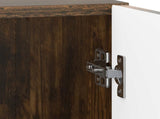 Bedside Table 2 pcs Smoked Oak 43 x 34.5 x 47 cm 895266