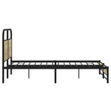 Bed Frame without Mattress 120x200 cm Sonoma Oak Engineered Wood 4100426