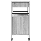 Kitchen Trolley Grey Sonoma 56x43x89.5 cm Engineered Wood 842394