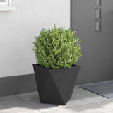 Planter Black 40 x 40 x 40 cm Steel 883822