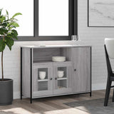 Sideboard Grey Sonoma 100x35x75 cm Engineered Wood 835512