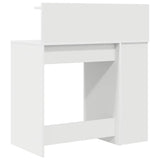Desk with Shelf White 90 x 48 x 101.5 cm Engineered Wood 869522