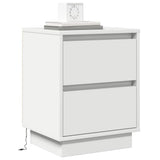Bedside Cabinet White 39 x 34.5 x 50 cm Engineered wood 869610