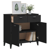 Sideboard VIKEN Black 80x40x80 cm Engineered Wood 374936