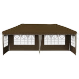 Pop-up Party Tent 575 x 289 x 245 cm Taupe 42019795