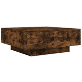 Coffee Table Smoked Oak 80x80x31 cm Engineered Wood 836585