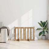 Folding Pet Fence 4 pcs Artisan Oak 201 x 38 x 70 cm 8005970