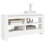 Corner TV Cabinet 102 x 40.5 x 45 cm White Engineered Wood 889775