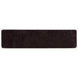 Rug Runner MARSA Anthracite 80 x 450 cm Polyester and PVC 42023173