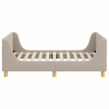 Children's Bed Frame with Headboard Light Grey 80 x 160 cm 42010856