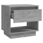 Bedside Cabinets 2 pcs Concrete Grey 45x34x44 cm Engineered Wood 809521