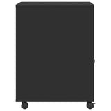 Printer Stand with Wheels Black 60x50x67 cm 840626