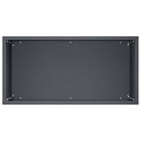 Garden Planter 2 pcs Anthracite 40 x 20 x 40 cm 8005405