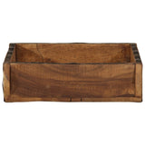 ZNTS Trays 4 pcs 31x29x10 cm Solid Wood Reclaimed 4019616