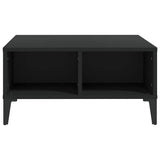805987 Coffee Table Black 60x60x30 cm Engineered Wood