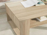 Coffee Table Sonoma Oak 66 x 53 x 45 cm Engineered Wood 8000102