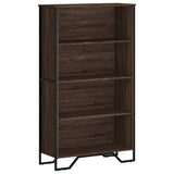 Bookcase Brown Oak 80x31x137.5 cm Engineered Wood 848633