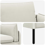 2-Seater Sofa 2-Seater Cream 188 x 81 x 89 cm Velvet 42048620