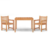 3 Piece Garden Dining Set Solid Wood Teak 3157146