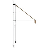 43225 Manual Retractable Awning 150 cm Yellow and Blue Stripes
