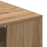 Coffee Table Artisan Oak 55x55x42 cm Engineered Wood 856803
