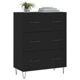 Sideboard Black 69.5x34x90 cm Engineered Wood 827845