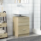 Sink Cabinet Sonoma Oak 40x37x59 cm Engineered Wood 848103