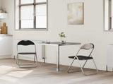 Folding Chair 2 pcs Black and Grey 48 x 43.5 x 81 cm 42029043