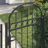Fence Post ASSEN 200 x 88 x 14 cm Steel Grey Lockable 42008887
