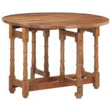 Dining Table Round 110x76 cm Solid Mango Wood 321701