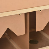 Chicken Laying Nest 3 Compartments 93x40x65 cm Solid Pine Wood 170655
