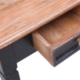 Writing Desk with Drawers 90x50x101 cm Solid Mahogany Wood 283910
