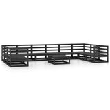 11 Piece Garden Lounge Set Solid Pinewood 3076278