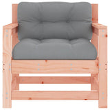 Garden Chairs with Cushions 2 pcs Solid Wood Douglas 825567