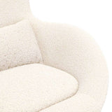 Egg Chair Cream 63 x 73 x 90 cm Fabric 42002769