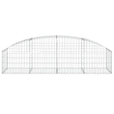 Arched Gabion Basket 200x50x40/60 cm Galvanised Iron 153472