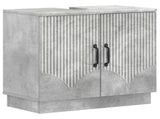 2 Piece Bathroom Cabinet Set HOORN Concrete Grey 3418038