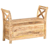 285904 Hall Bench 103x33x72 cm Solid Mango Wood