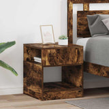 End Table 2 pcs Smoked Oak 40.5 x 40 x 45 cm Engineered Wood 890921