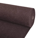 Exhibition Carpet Rib 1.2x15 m Brown 287675