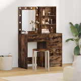 Dressing Table 2 pcs Brown 50 x 41 x 135 cm Engineered wood 3334204