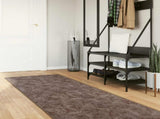 Rug Runner MARSA Grey 80 x 450 cm Polyester and PVC 42023196
