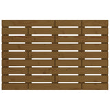 Wall Headboard Honey Brown 96x3x63 cm Solid Wood Pine 824726