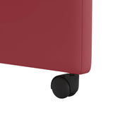 Dining Chairs with Wheels 2 pcs Wine red 57 x 66 x 94 cm 42017820