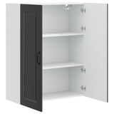 Dishwasher Panel Kalmar Black 80 x 31 x 100 cm Engineered Wood 884795