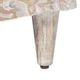 High Board with Shelf White 60 x 33.5 x 100 cm Solid Mango Wood 4018398
