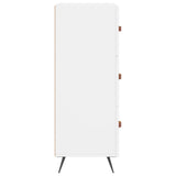 Chest of Drawers White 69.5x34x90 cm Engineered Wood 827820