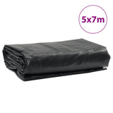 Tarpaulin Black 5x7 m 650 g/m 156080