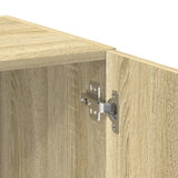 Storage Cabinet Sonoma Oak 70x42.5x225 cm Engineered Wood 3281338